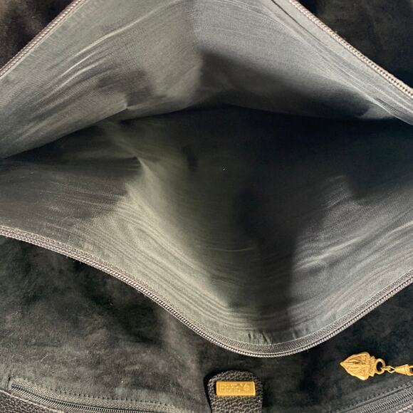 GUCCI Black Suede Leather Tote Bags - Picture 11 of 12